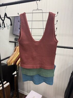 By Together Ribbed Reversible Cropped Tank Top **All 3!!!**